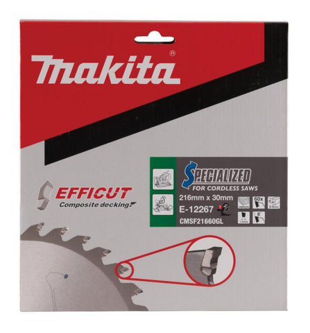Sirkelsagblad efficut TCT komp Makita