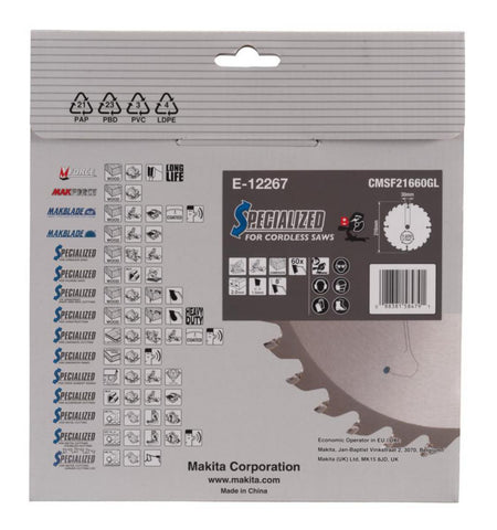 Sirkelsagblad efficut TCT komp Makita