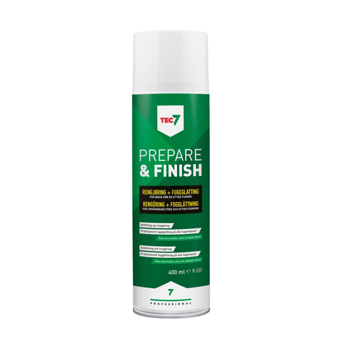 Rengjøring og Glattemiddel Tec7 Prepare & Finish