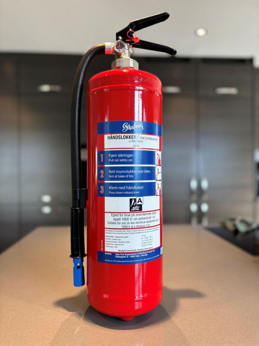 Brannslukker Vann 21A 6L Slåkke - Miljø Norge