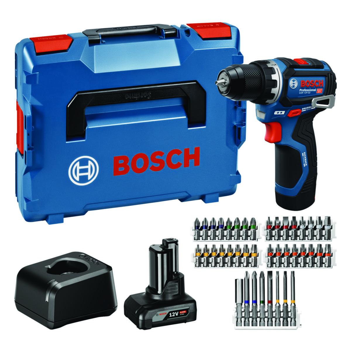 Bor-/ skrutrekker Bosch GSR 12V-32 2x2.0Ah