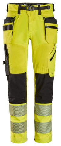 Håndverksbukse Snickers 6930 HiVis kl.2 fra Snickers Workwear