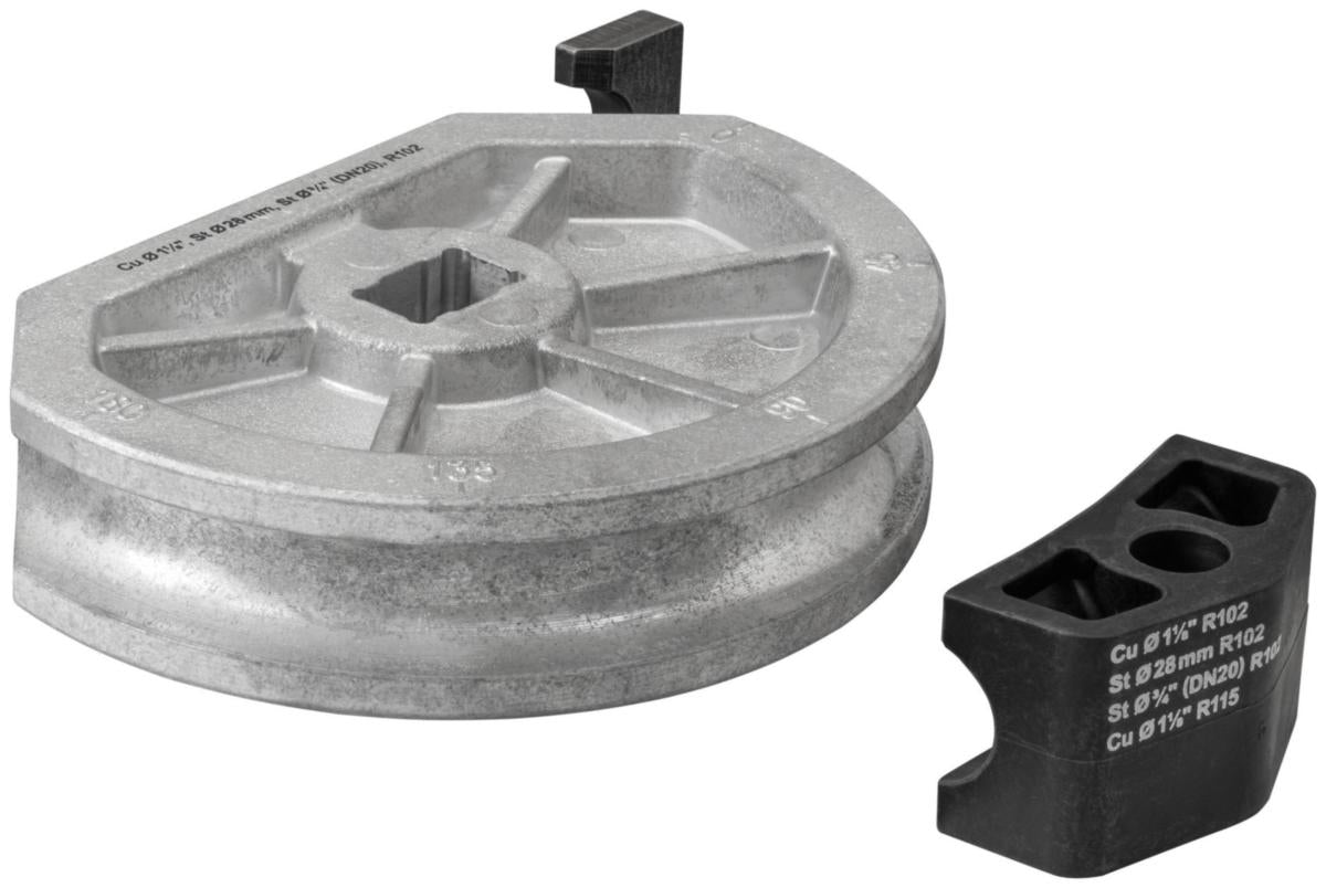 Bøyeblokk m/ glidestykke Ø28mm Rems