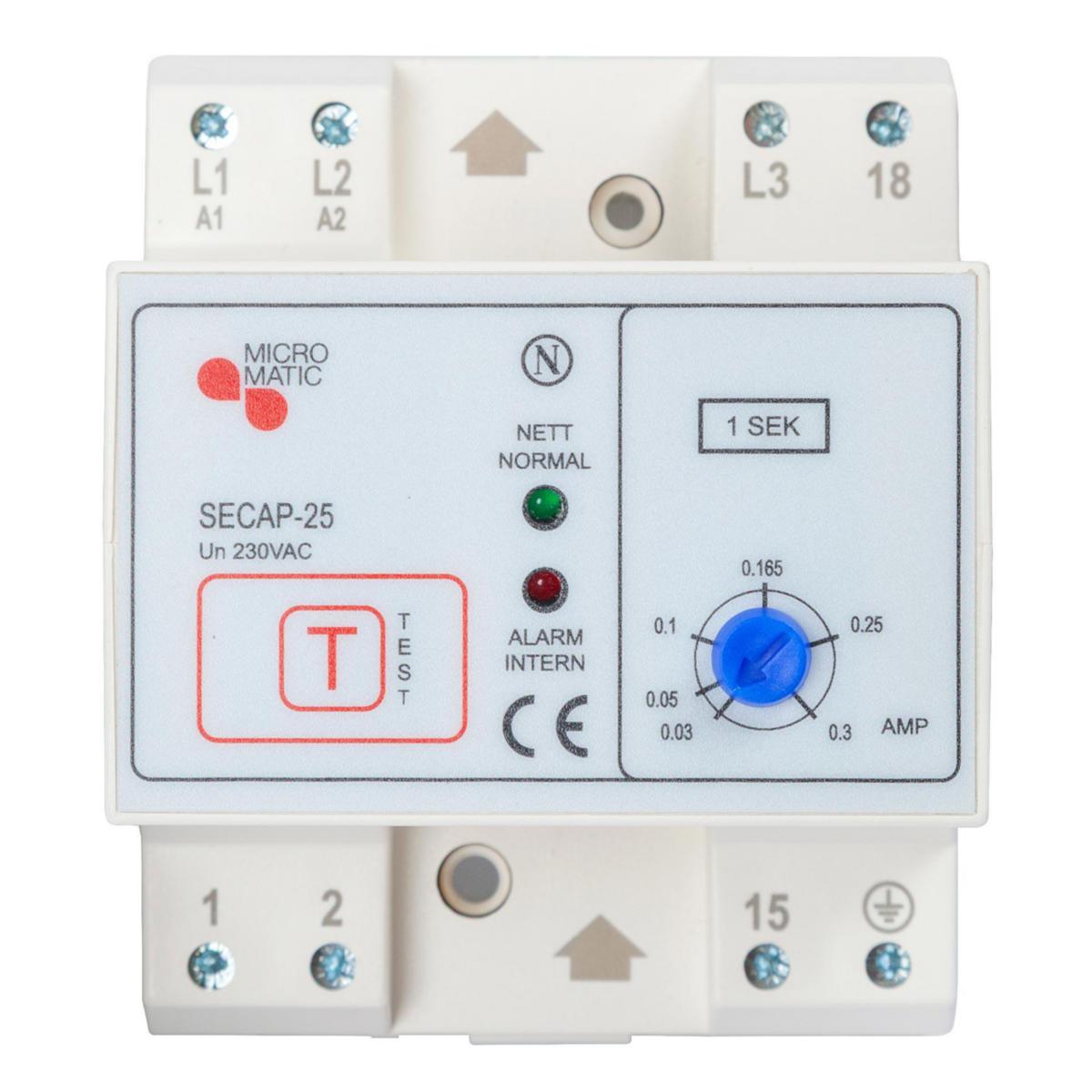 Jordfeilrele Micro Matic/Function - 50-60