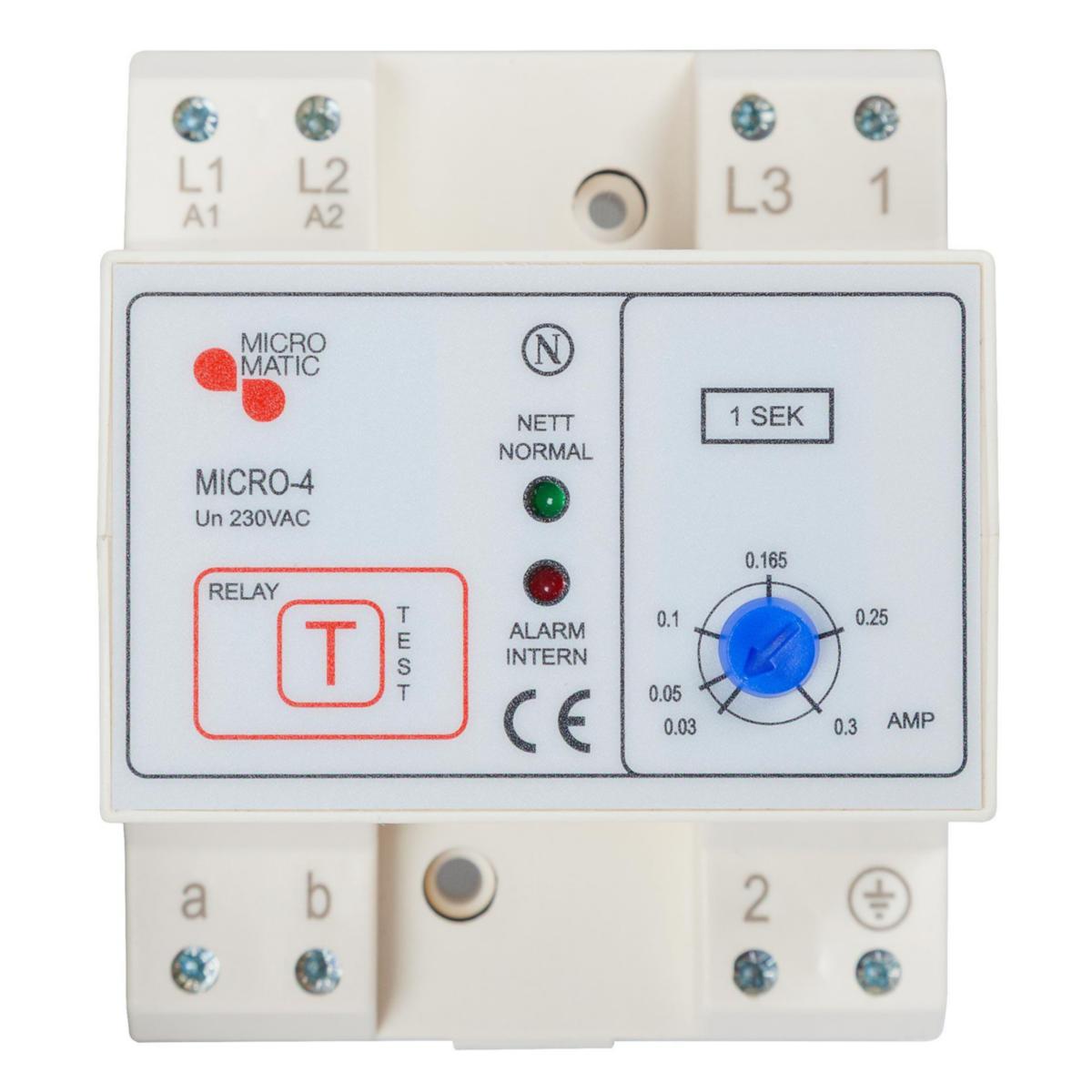 Jordfeilrele Micro Matic/Function - 50-60