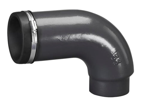 Klosettilkobling bend 90°, støpejern, KJ-MA - KJ-MA System