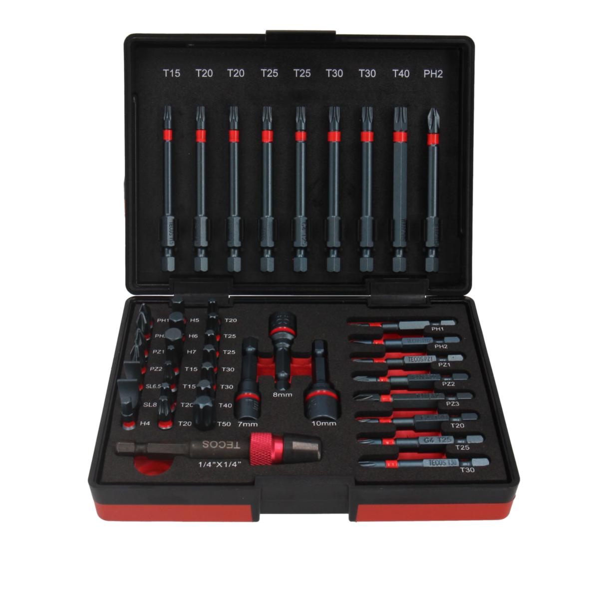 Bitssett T-B0432R 42-deler Tecos