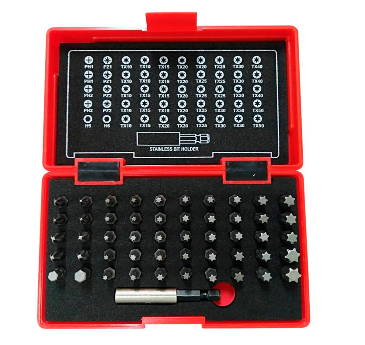 Bitssett T-B051 51-deler Tecos
