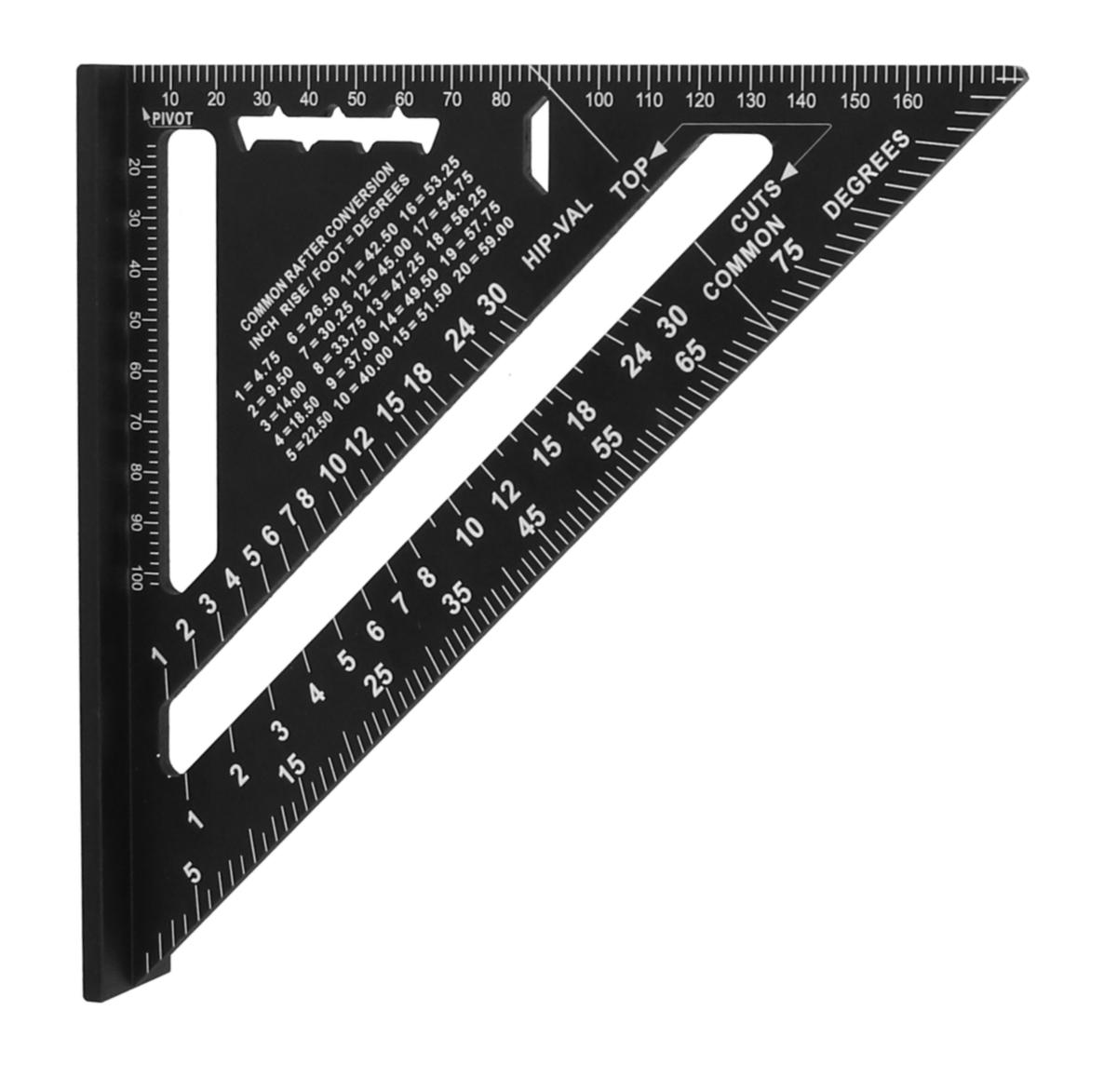 Tømrervinkel ALU Tecos 180mm