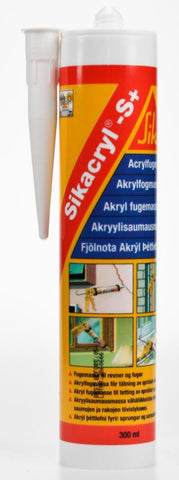 Fugemasse Sikacryl S+ Sika 300ml hvit