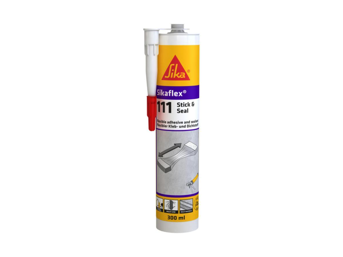 Lim/fug Stick & Seal 111 Sikaflex 290ml hvit