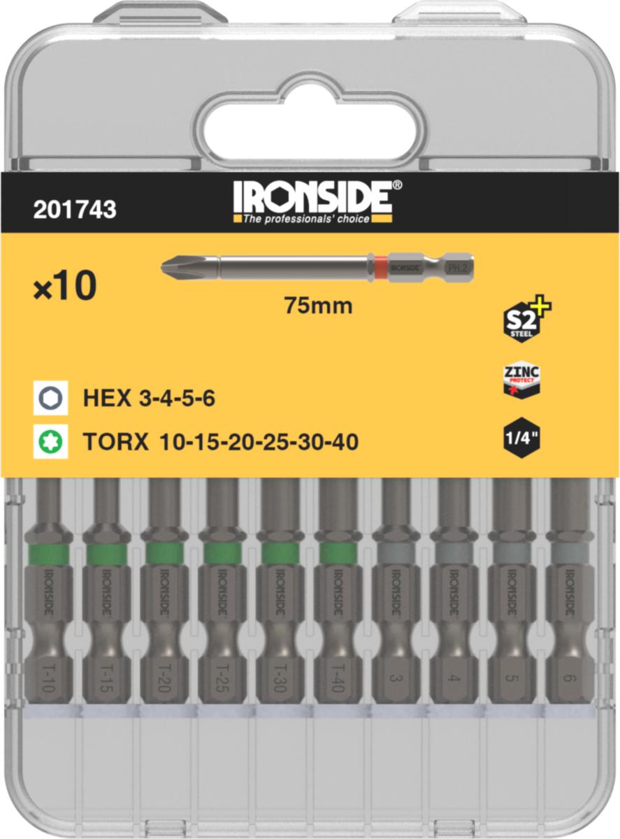 Bitssett Ironside Torx/Sekskant
