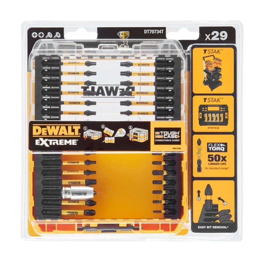 Bitssett Dewalt Torsion 29 deler