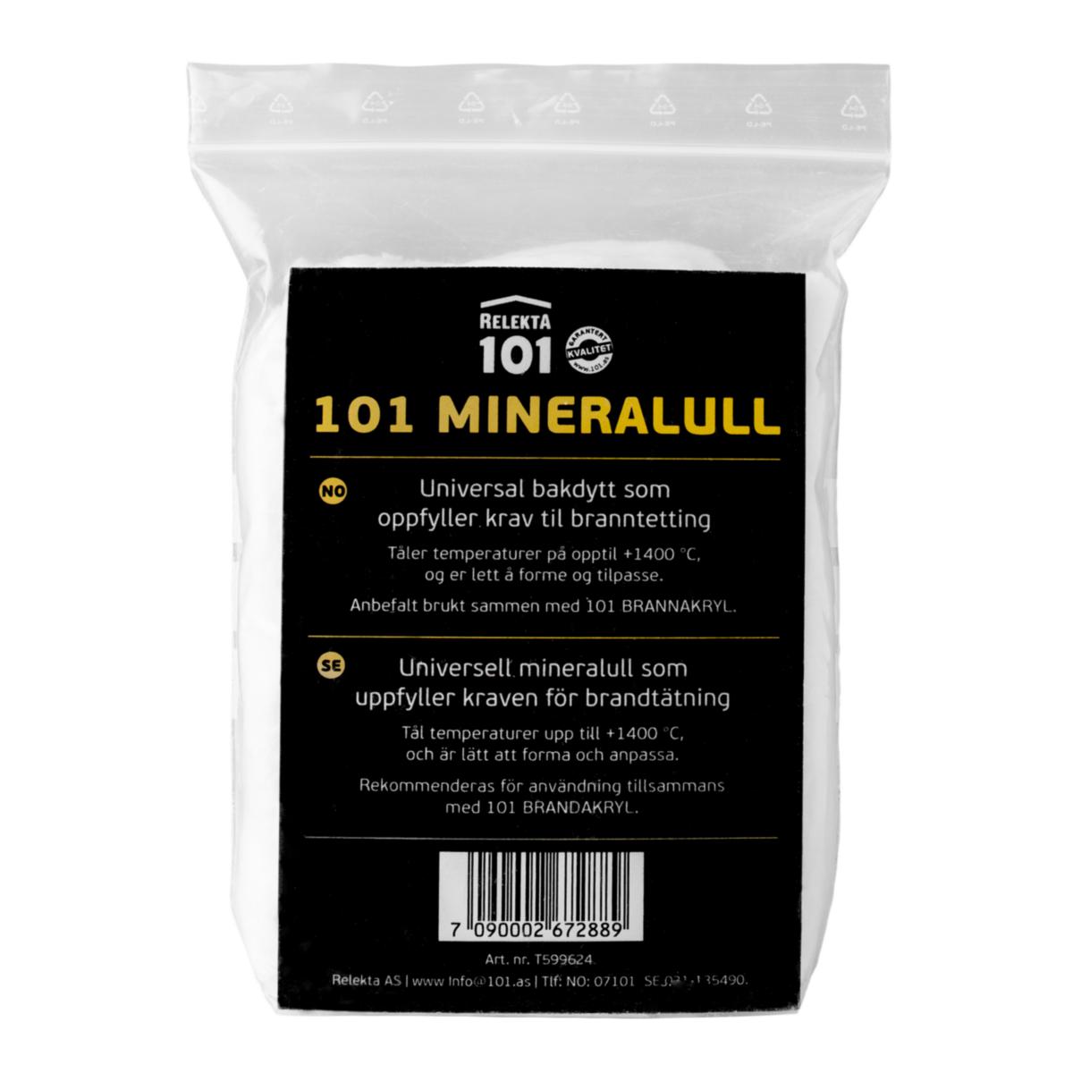 Bakdytt 101 mineralull - Relekta