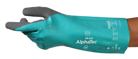 Kjemikaliehanske nitril Ansell AlphaTec®  58-835 Cut F