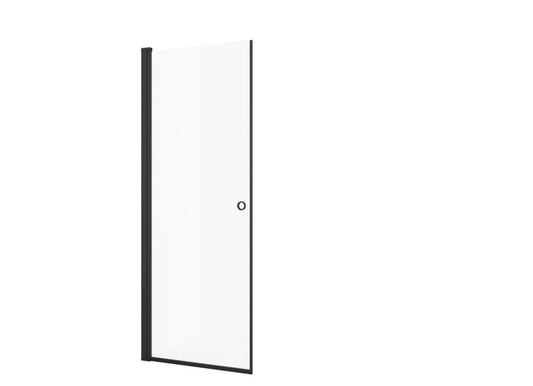 Dusjdør Vivo rett svart/klar, a-collection