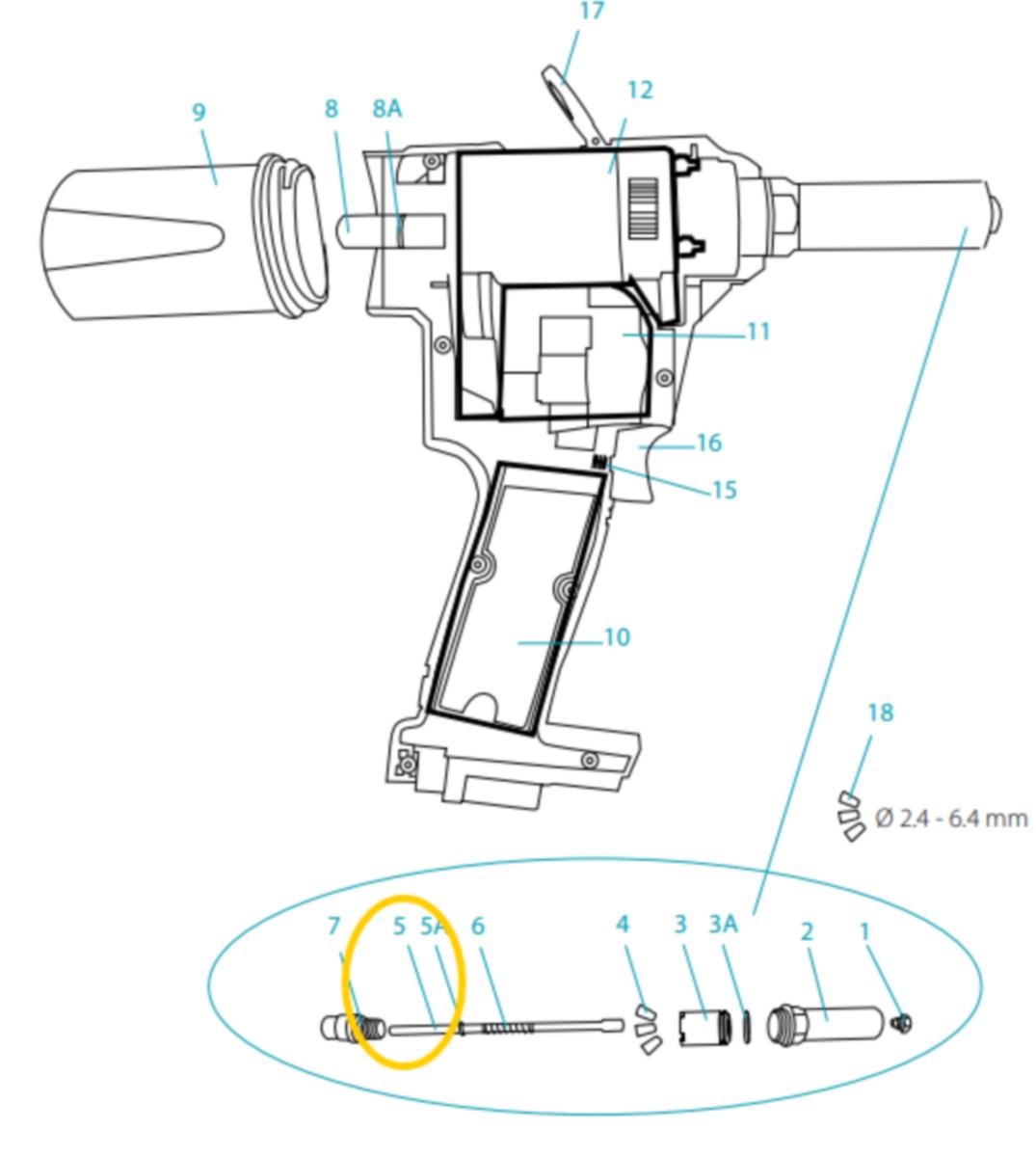 Reservedel Qonnect Kjefter