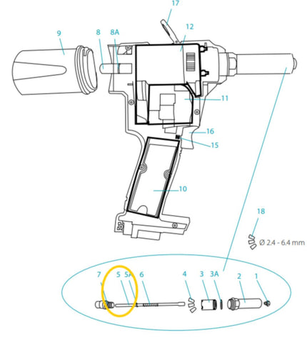 Reservedel Qonnect Kjefter