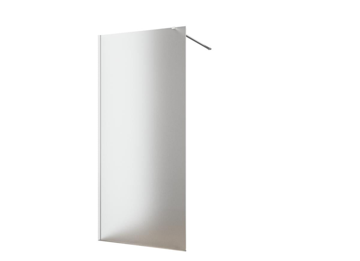 Dusjvegg fast Vivo krom/frost, a-collection