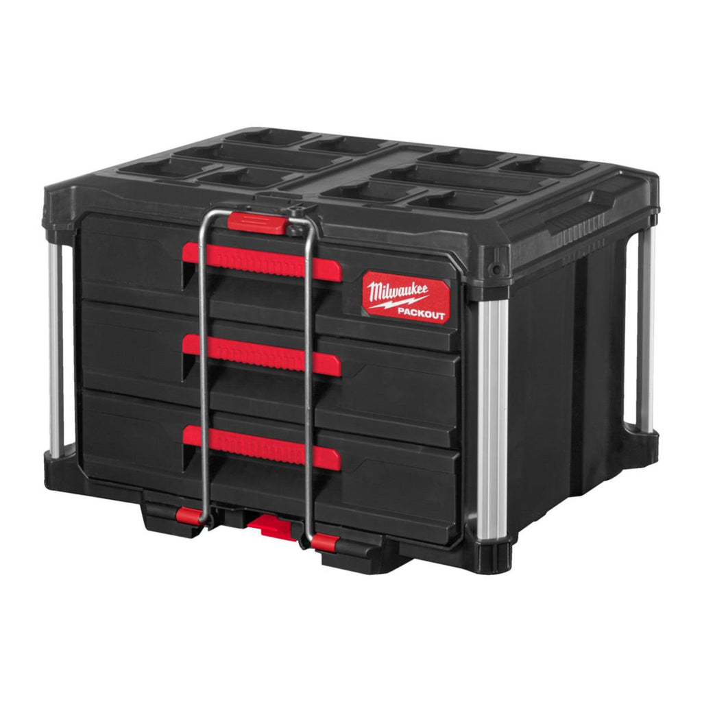 Verktøykasse Milwaukee Packout 3 skuffer
