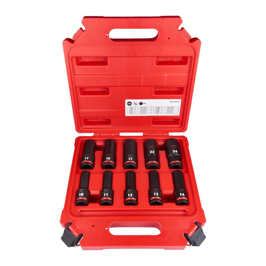 Kraftpipesett Milwaukee 1/2" DYP 10 deler