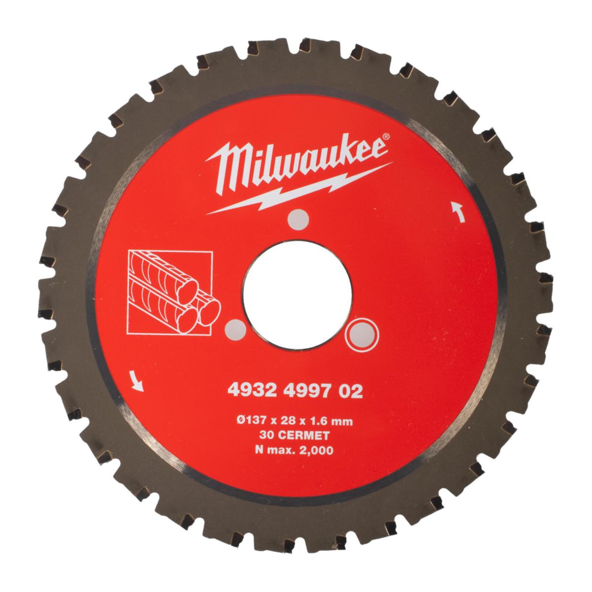 Stikksagblad Milwaukee armeringskutter Ø137x28x1.6mm 30T