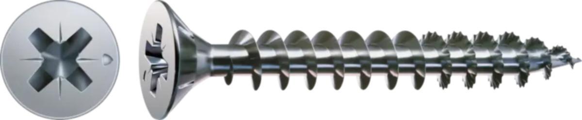 Treskrue TFX SPAX elforzinket