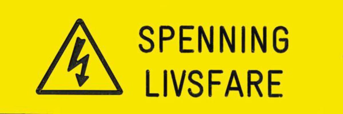 Varselskilt ABB