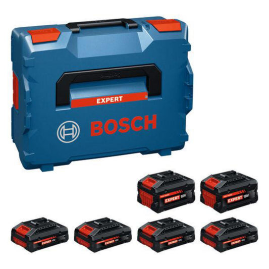 Batterisett Bosch Expert 18V 4x4.0Ah+2X8AH