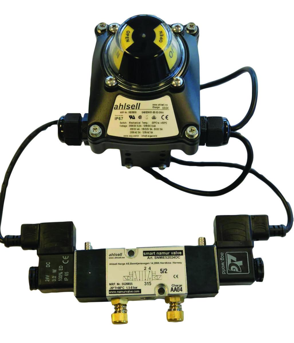 Endebryterboks m/magnetventil 230V SABS2M