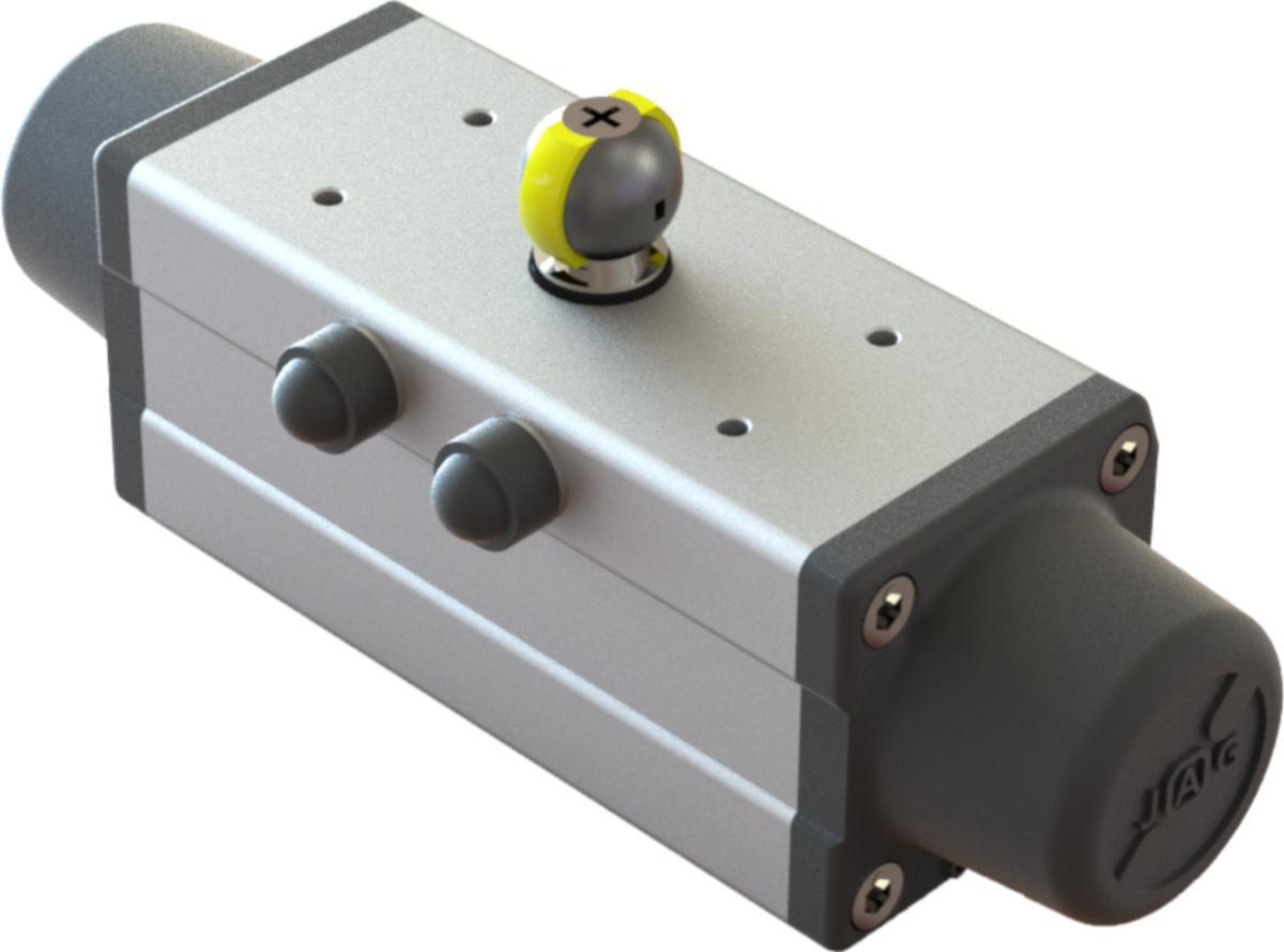 Aktuator pneumatisk enkeltvirkende, JAG scotch-yoke system