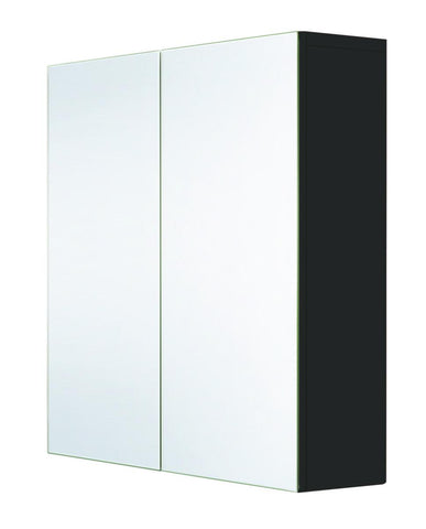 Speilskap Fovere matt svart, a-collection