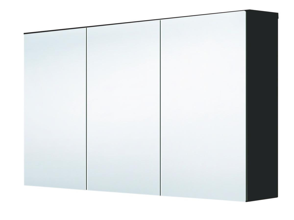 Speilskap Fovere matt svart, a-collection