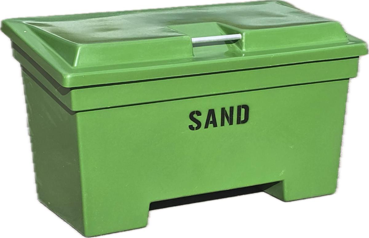 Strøsandkasse med lokk