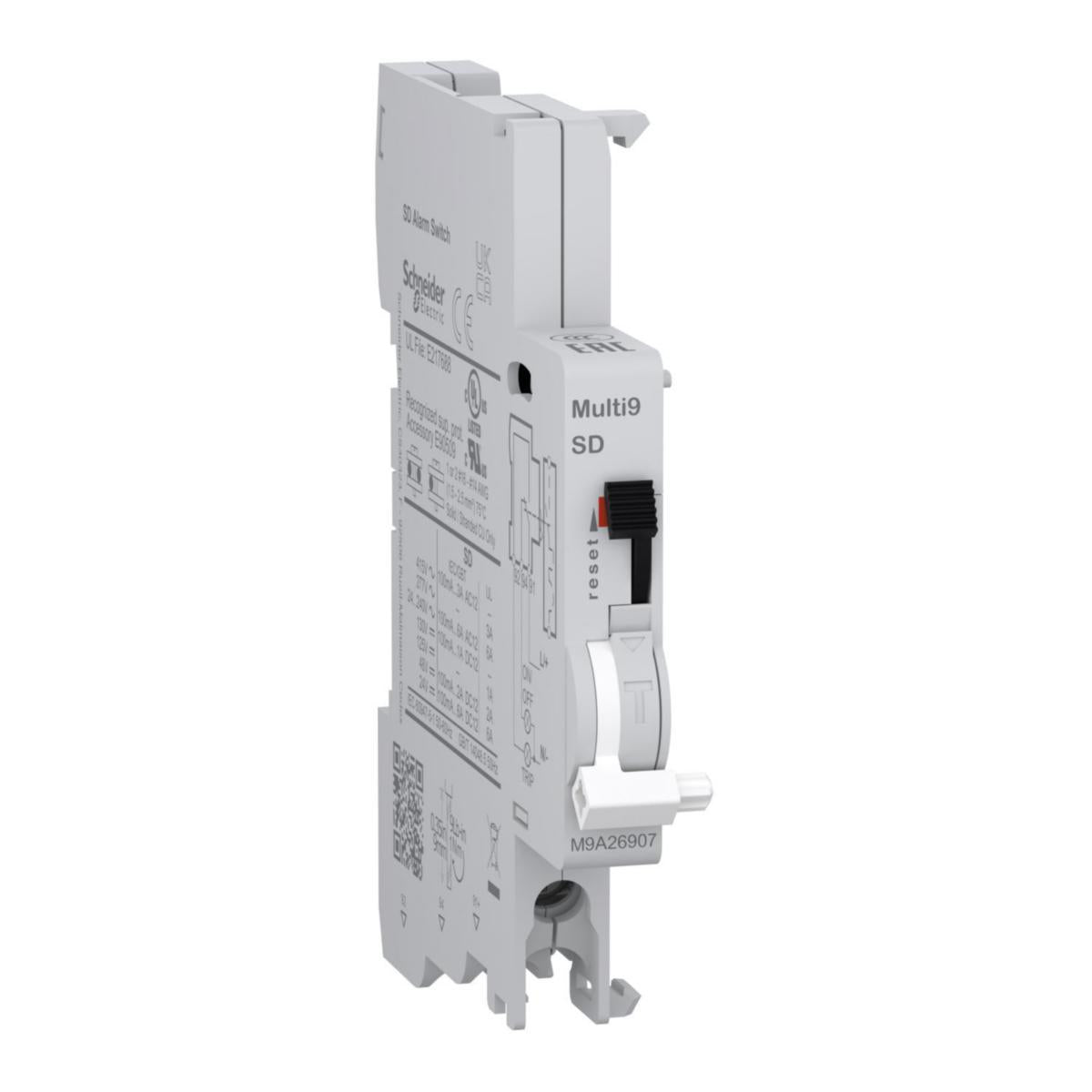 Feilsignalkontakt Multi9 - 1 vekselkontakt - standard - Schneider Electric