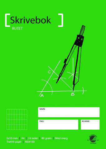 Skrivebok A4 80g