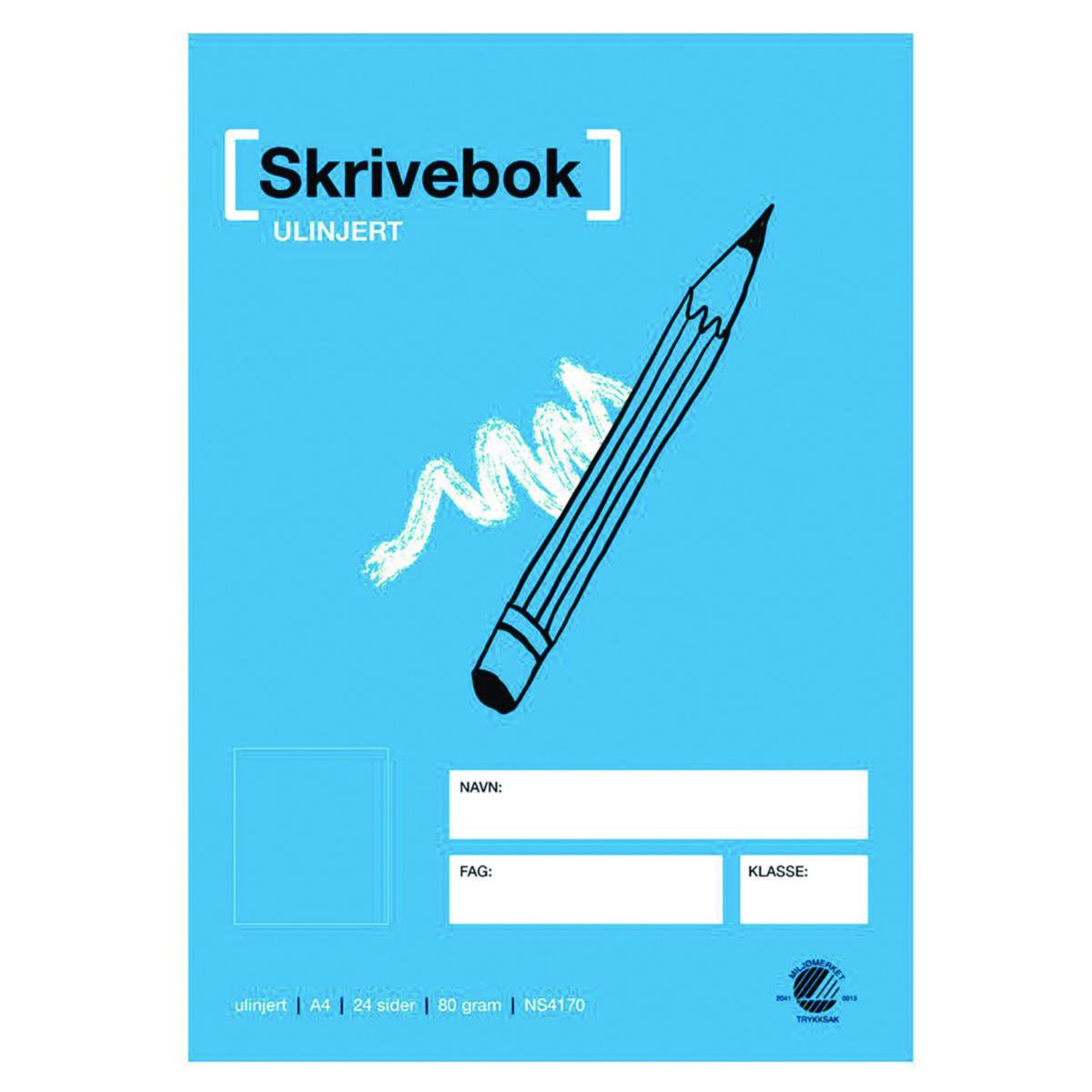 Skrivebok A4 80g