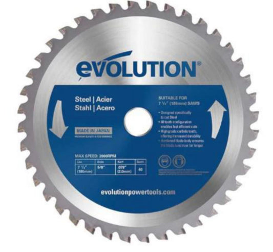 Sirkelsagblad Evultion TCT EPT Stål