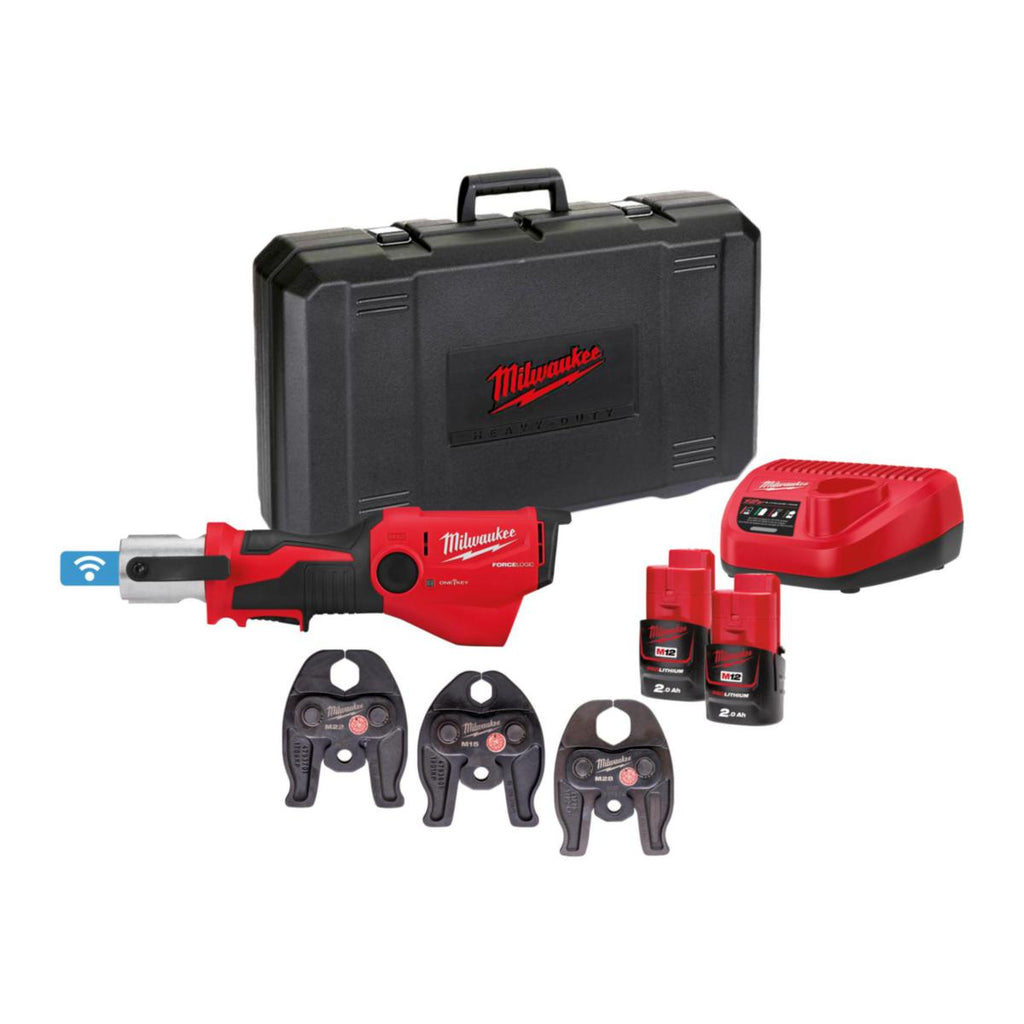 Pressverktøy Milwaukee M12 ONEHPT-202C M-SET