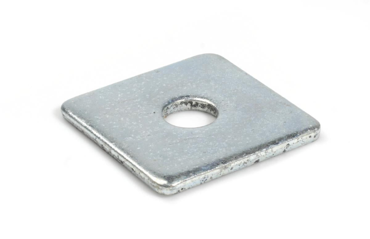 Firkantskive S4B DIN 436 HV100 elforzinket