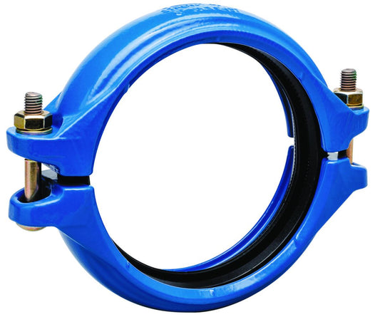 Rillekupling, fast, Vic E497, Galv/Blå, Victaulic® StrengThin™ 100 VK