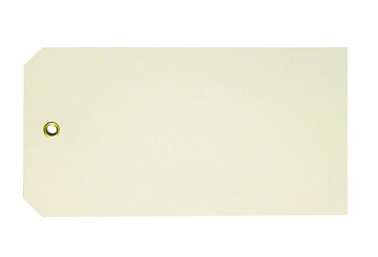 Merkelapp plast hvit Edding