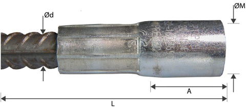 Armeringskobling hunn PSA