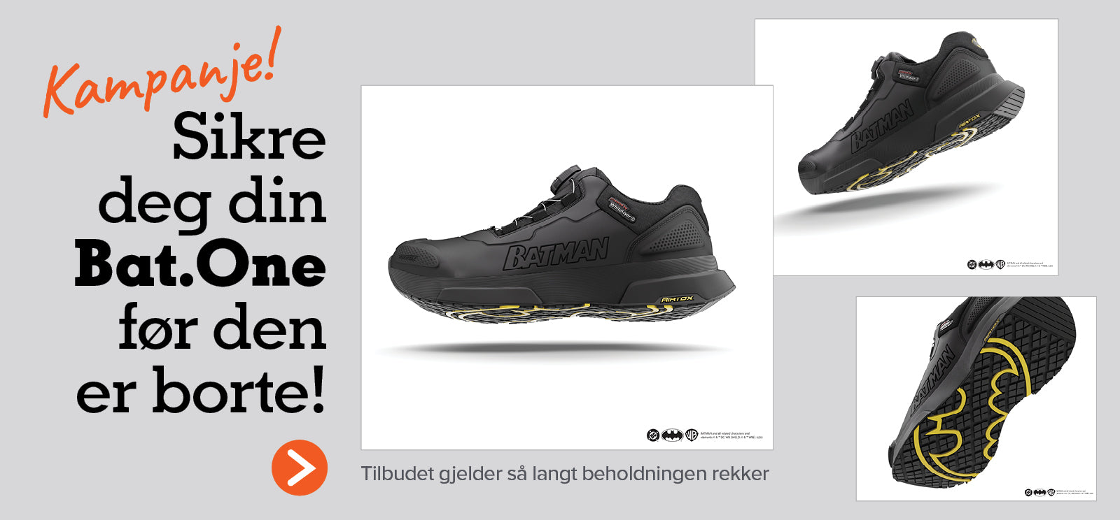 Airtox BAT.one — sikre deg et par før lageret tar slutt