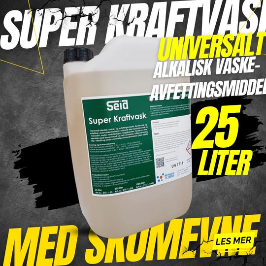 Super Kraftvask. 25 liter. Profesjonell