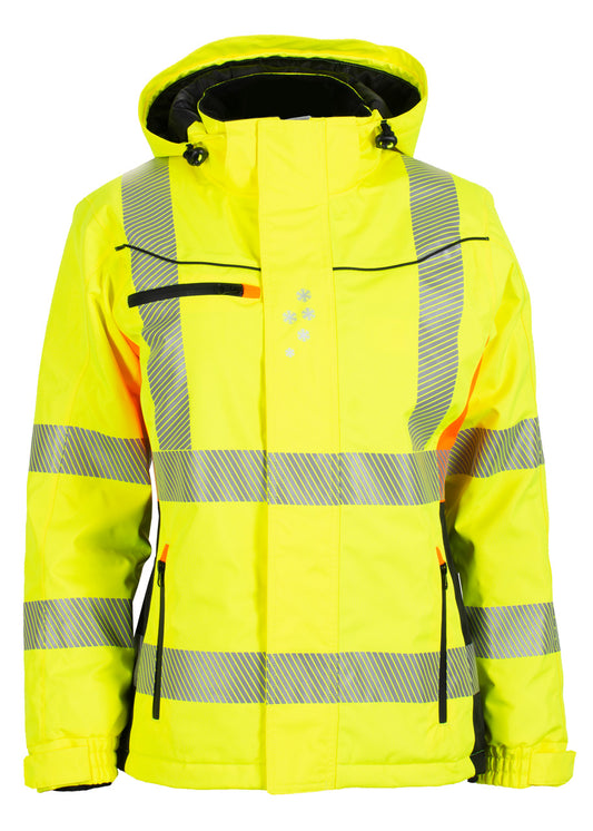 GJØVIK VINTERJAKKE DAME GUL/SVART/ORANSJE EN 20471 KLASSE 3 (122859038)