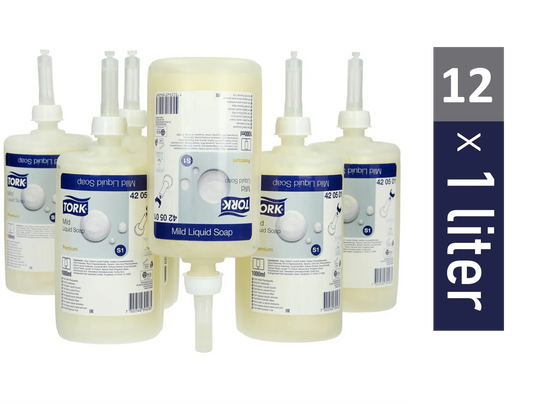 Såpe, Ekstra Mild Tork 12 X 1 Liter