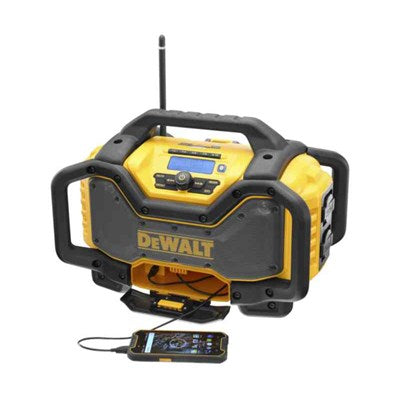 Arbeidsradio Dewalt DCR027 med lader. Bluetooth (633796)