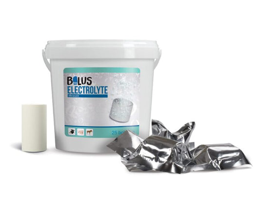 Elektrolytt bolus til kalver-brusetablett 10 stk.