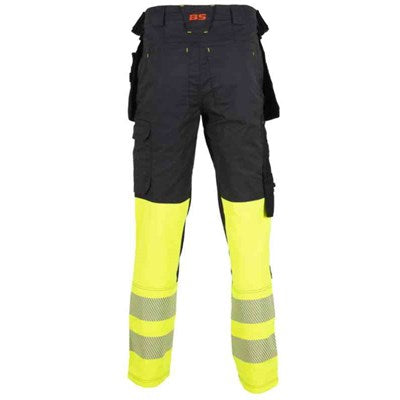 Håndverksbukse BS Gjøvik 4-V HiVis kl.1 (612421)